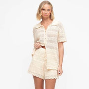Cece Crochet Shorts