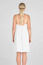 Load image into Gallery viewer, White Linen Slip Dress
