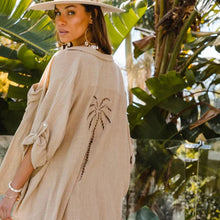 Load image into Gallery viewer, 3 Palms Shirtdress Almond
