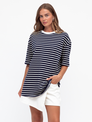 This Way Striped Tee - Desert to Ocean
