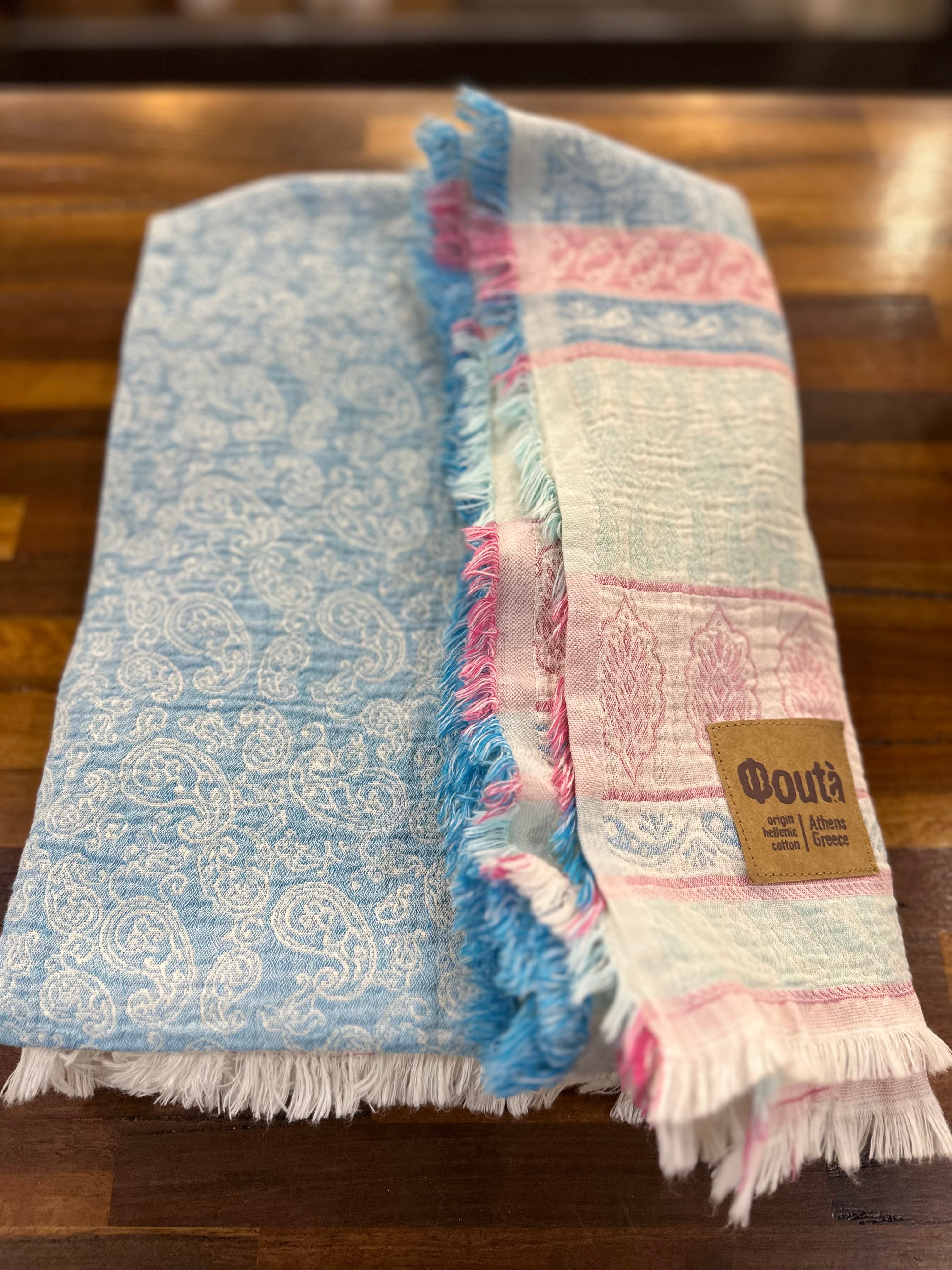 Paisley Double Organic Towel
