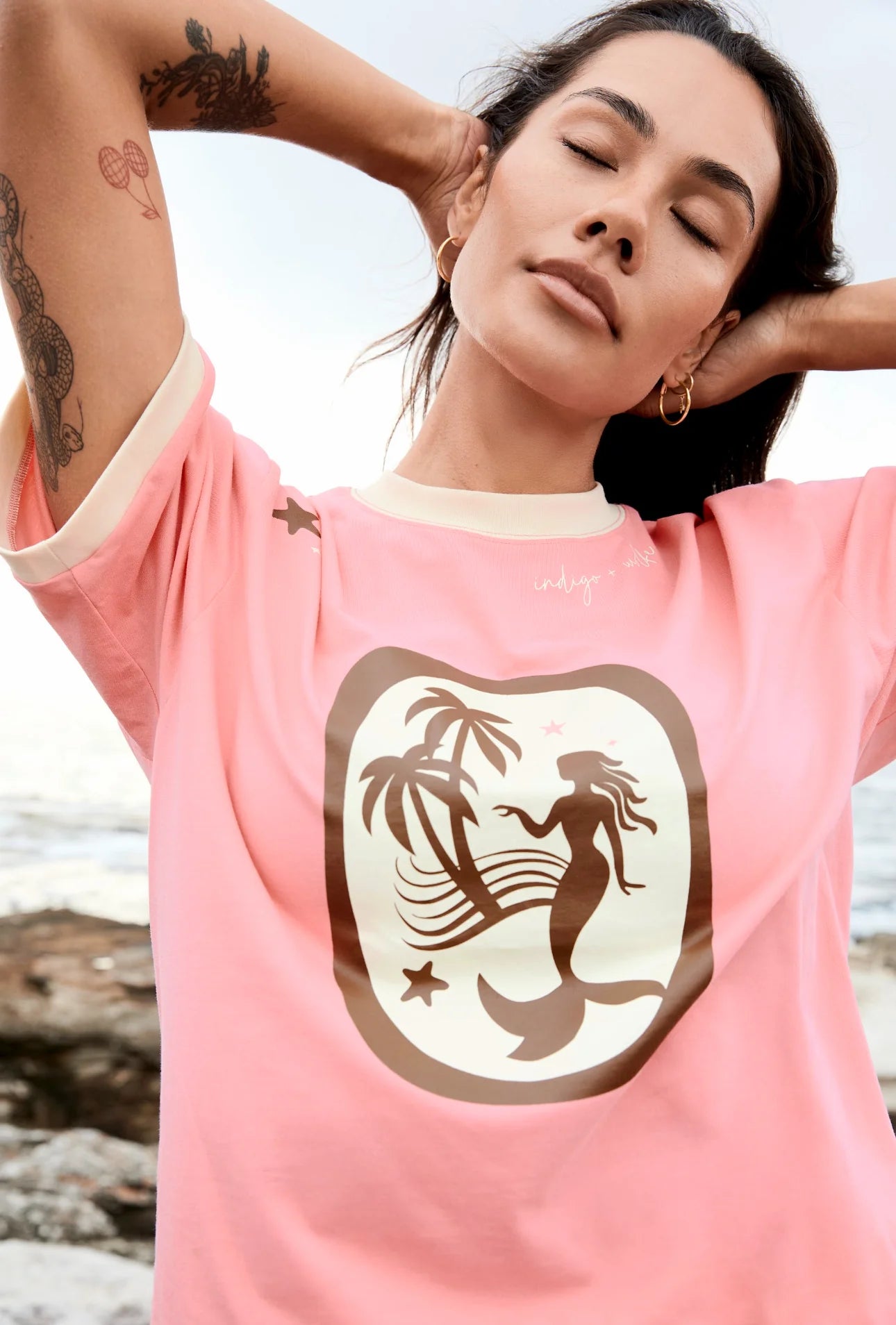 Mermaid Tee Pink