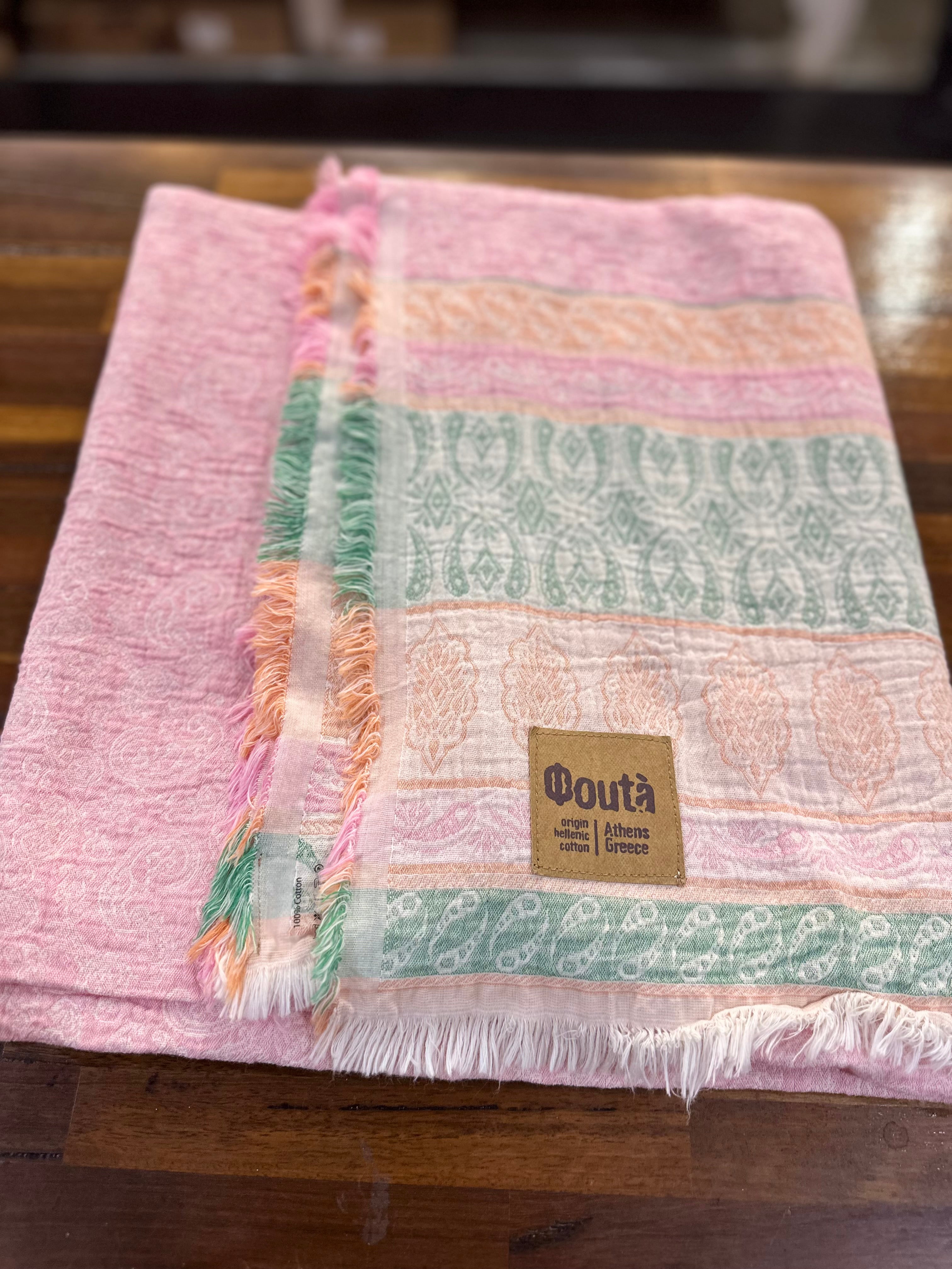 Paisley Double Organic Towel