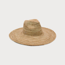 Load image into Gallery viewer, Cassis Wide Brim Straw Fedora
