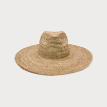 Load image into Gallery viewer, Cassis Wide Brim Straw Fedora
