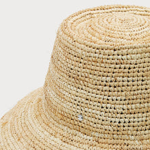 Load image into Gallery viewer, Aelia Crochet Bucket Hat in Natural
