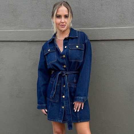 Denim Mini Dress