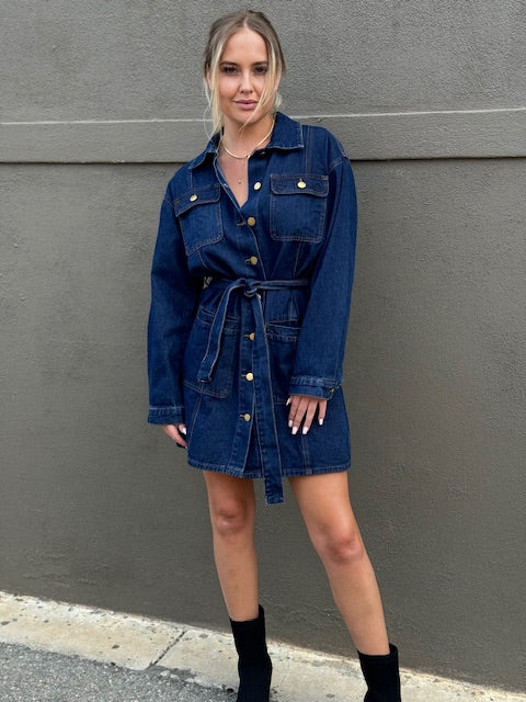 Denim Mini Dress