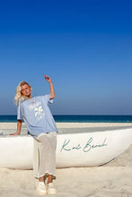 Load image into Gallery viewer, Palm Tropics T-shirt Blue
