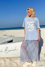 Load image into Gallery viewer, Palm Tropics T-shirt Blue

