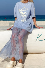 Load image into Gallery viewer, Palm Tropics T-shirt Blue
