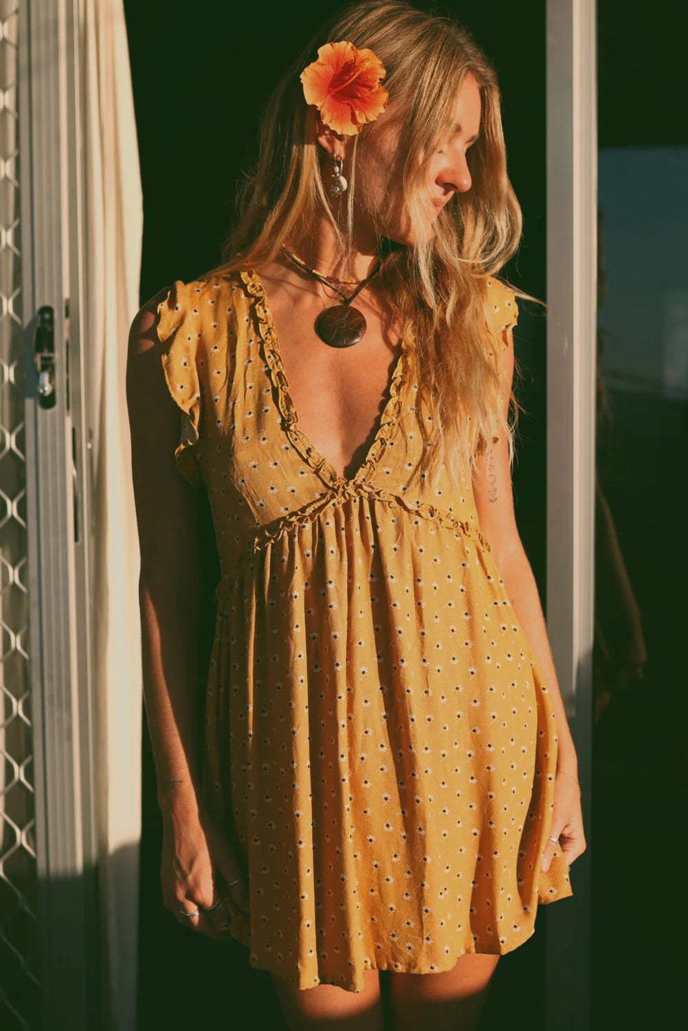 Brielle Mini Dress Saffron