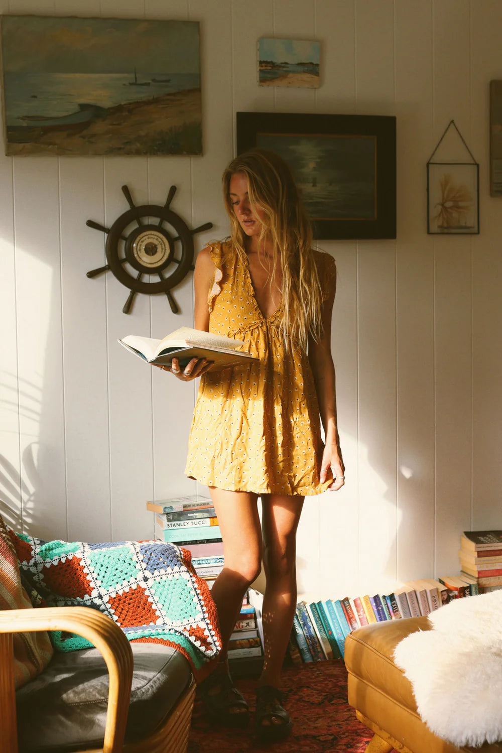 Brielle Mini Dress Saffron