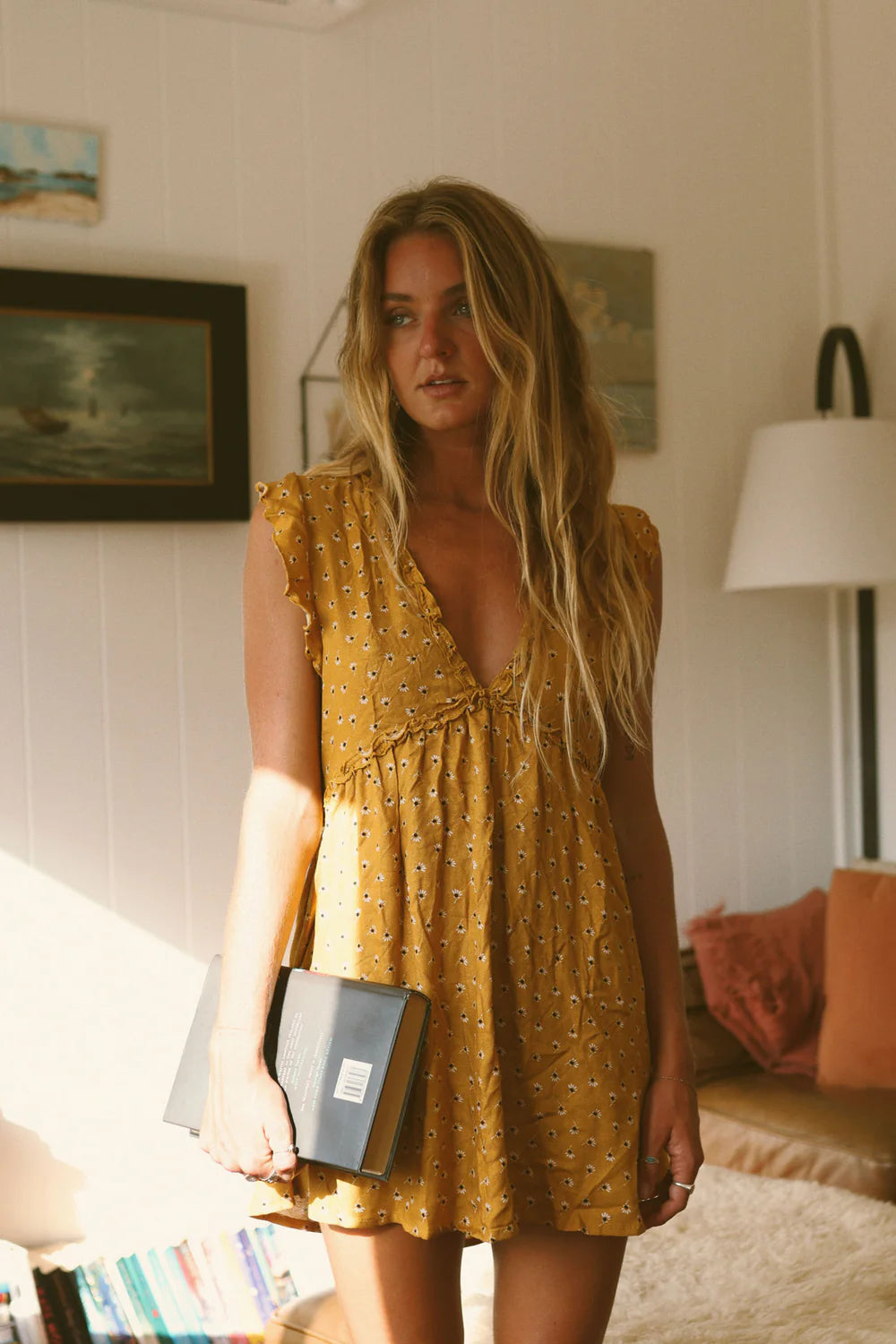 Brielle Mini Dress Saffron