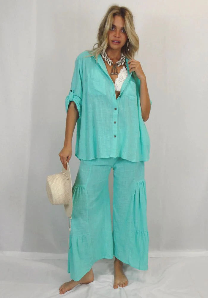 Coral Sea Shirt Turquoise