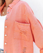 Load image into Gallery viewer, In the Fray Jacket Coral
