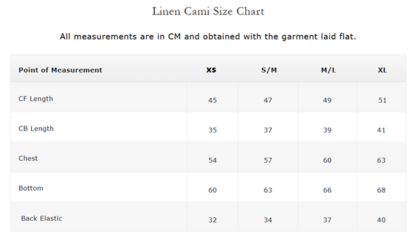 Fundamental Linen Cami Blush