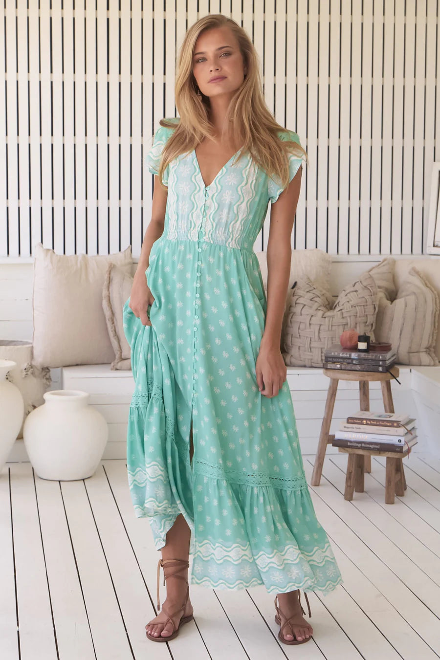 Seafoam Carmen Maxi