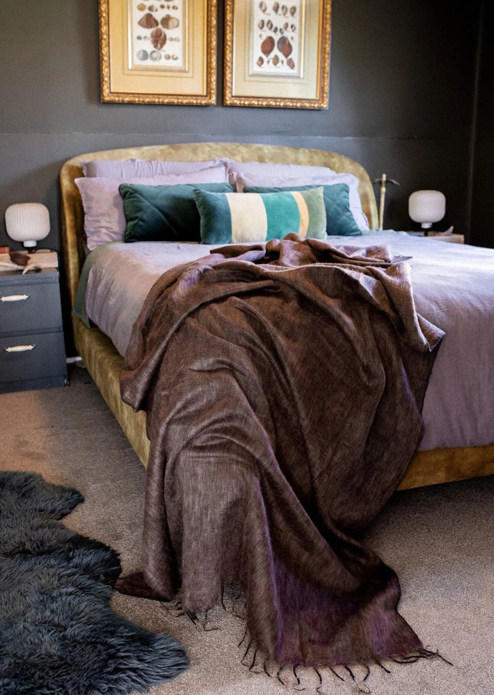 Blanket/Throw/Oversize Wrap Chestnut