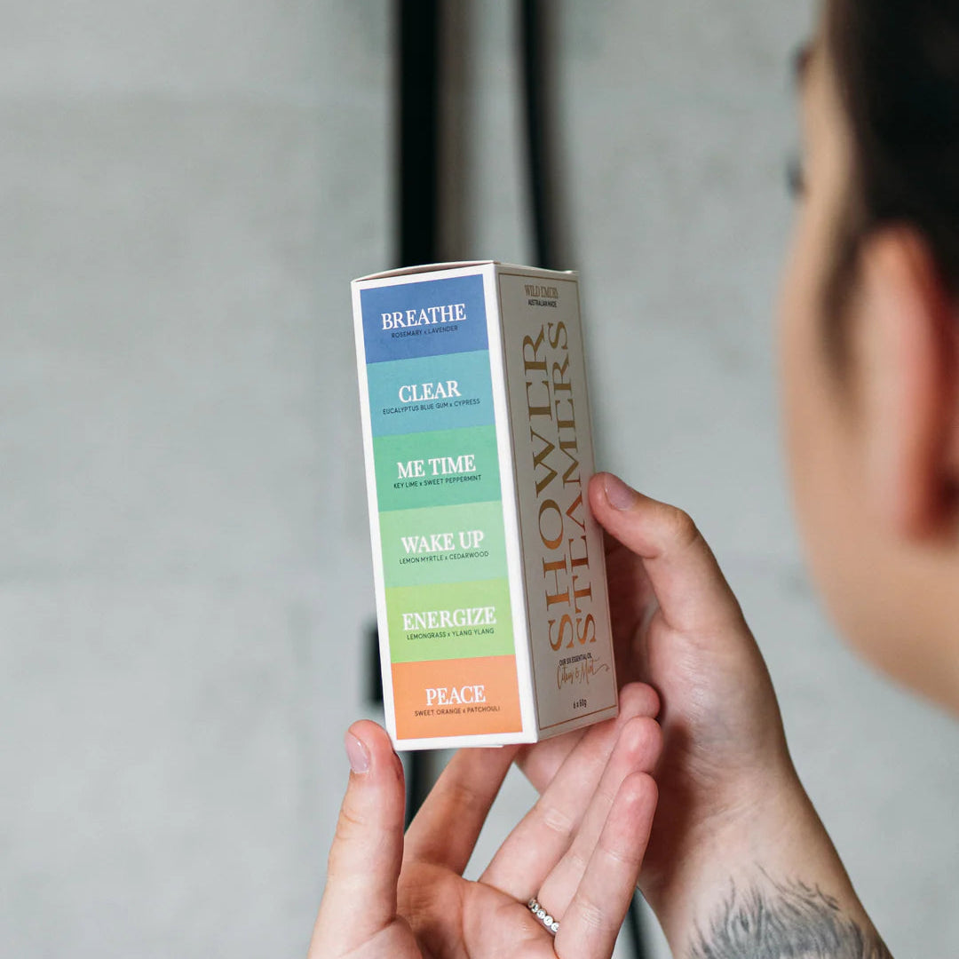 Citrus and Mint Shower Steamer Box Set of 6