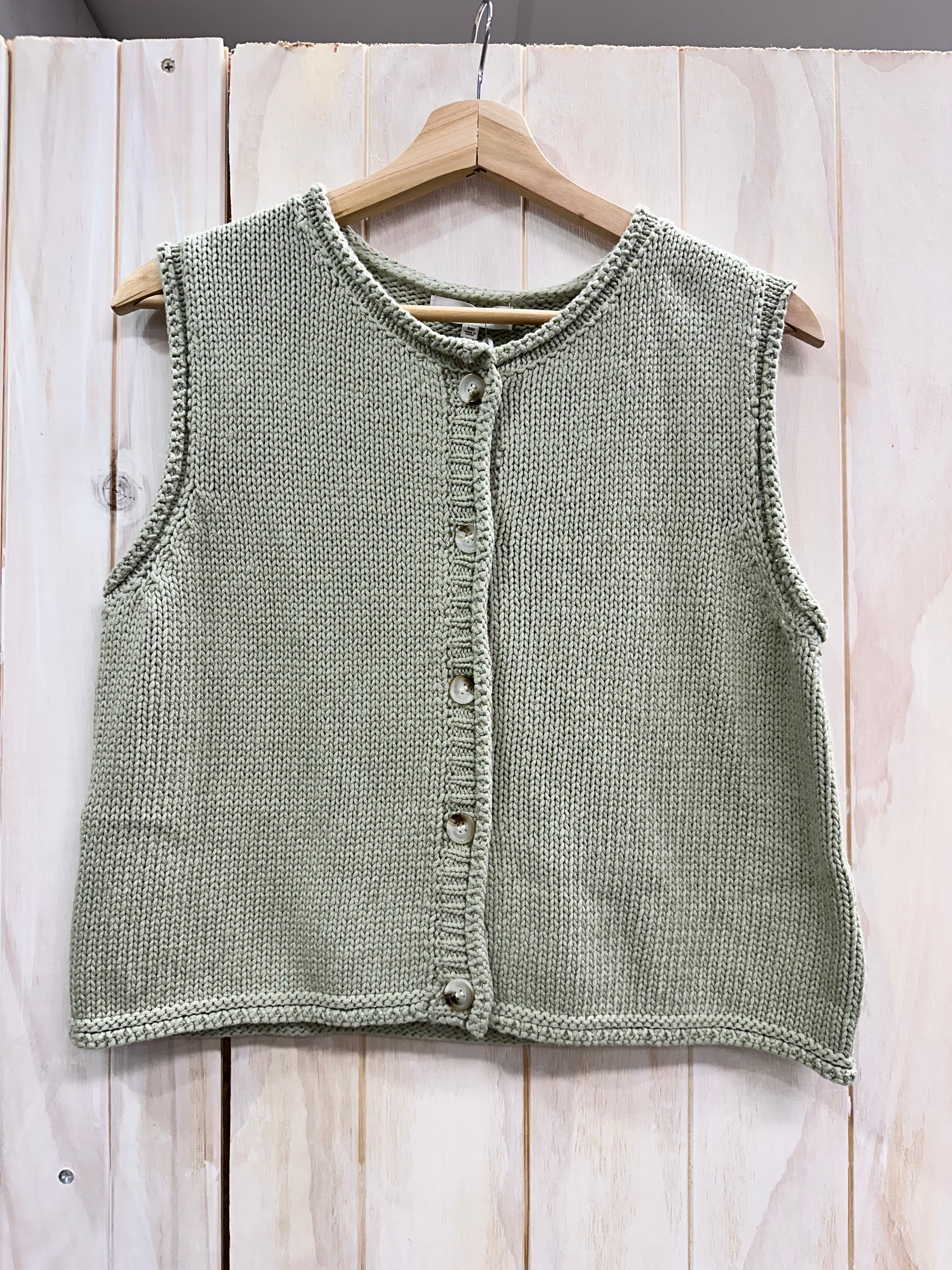 Ava Knit Vest 100% Cotton