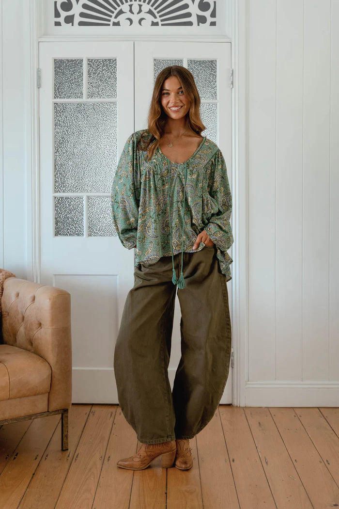 Sagewood Anna Top - Desert to Ocean