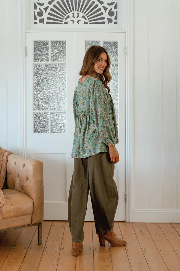 Sagewood Anna Top - Desert to Ocean