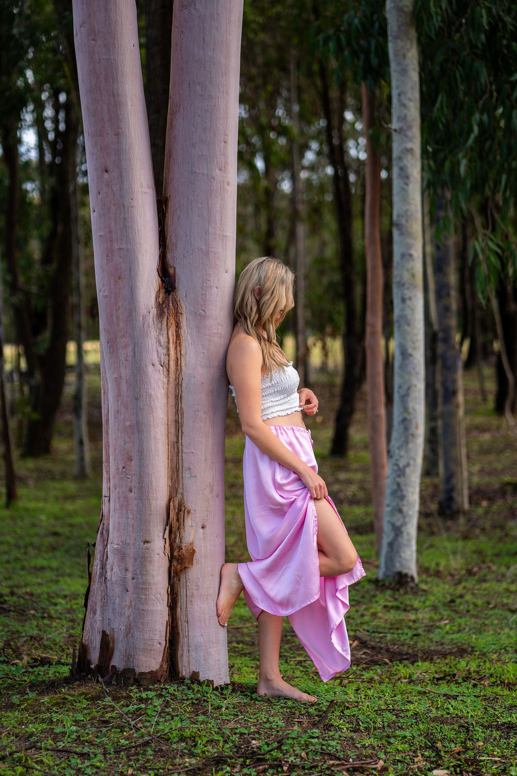 Castaway Maxi Slip Skirt Gelato