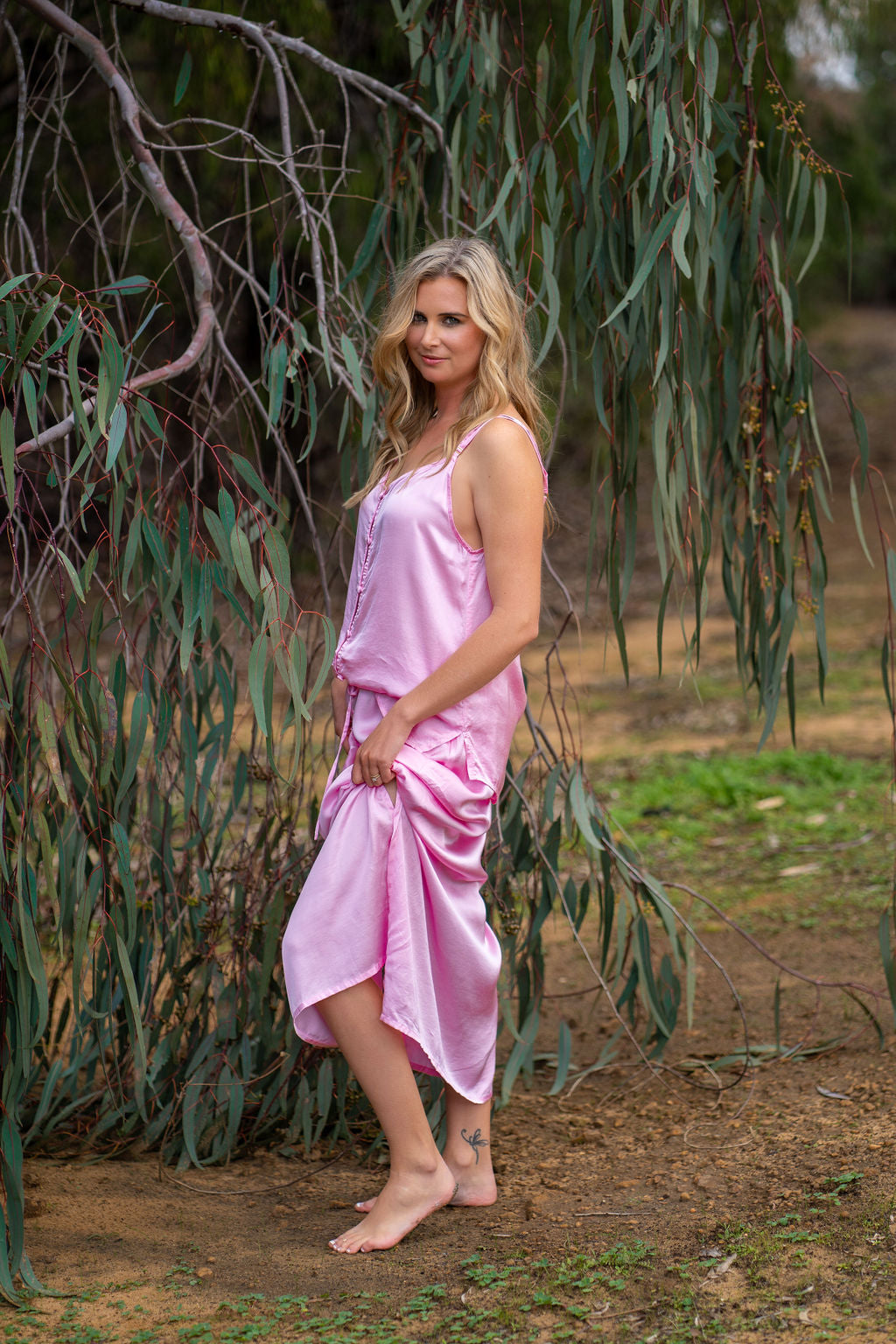 Castaway Maxi Slip Skirt Gelato