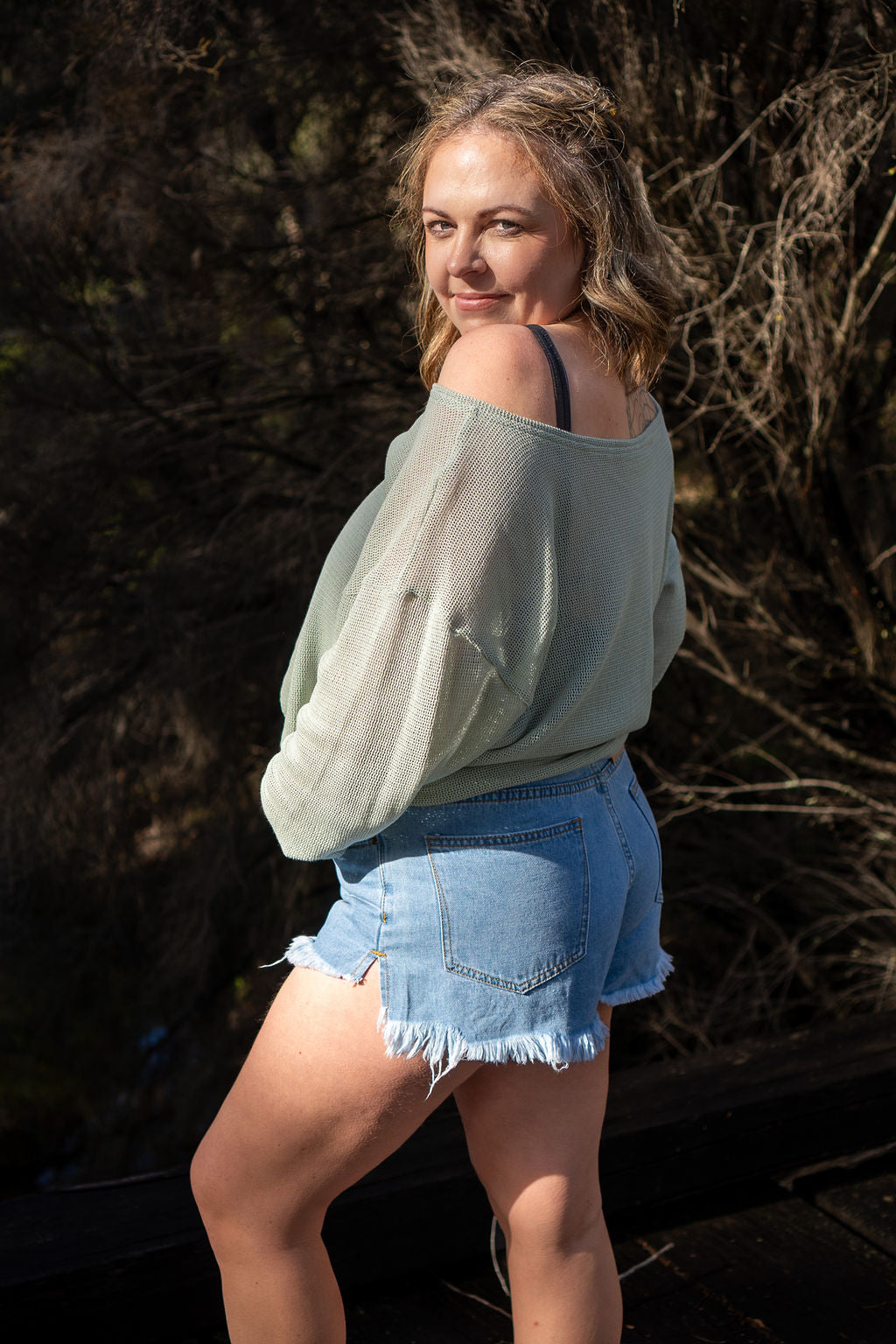 Shoreline Slouch Knit Seafoam