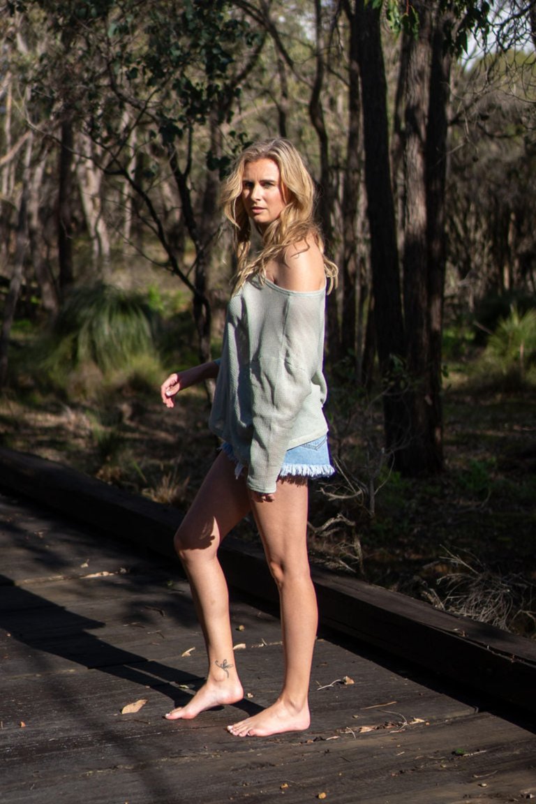 Shoreline Slouch Knit Seafoam