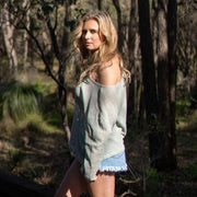 Shoreline Slouch Knit Seafoam