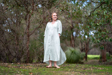 Load image into Gallery viewer, Dune Maxi Shirtdress Seafoam
