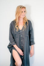 Load image into Gallery viewer, Dune Maxi Shirtdress Driftwood
