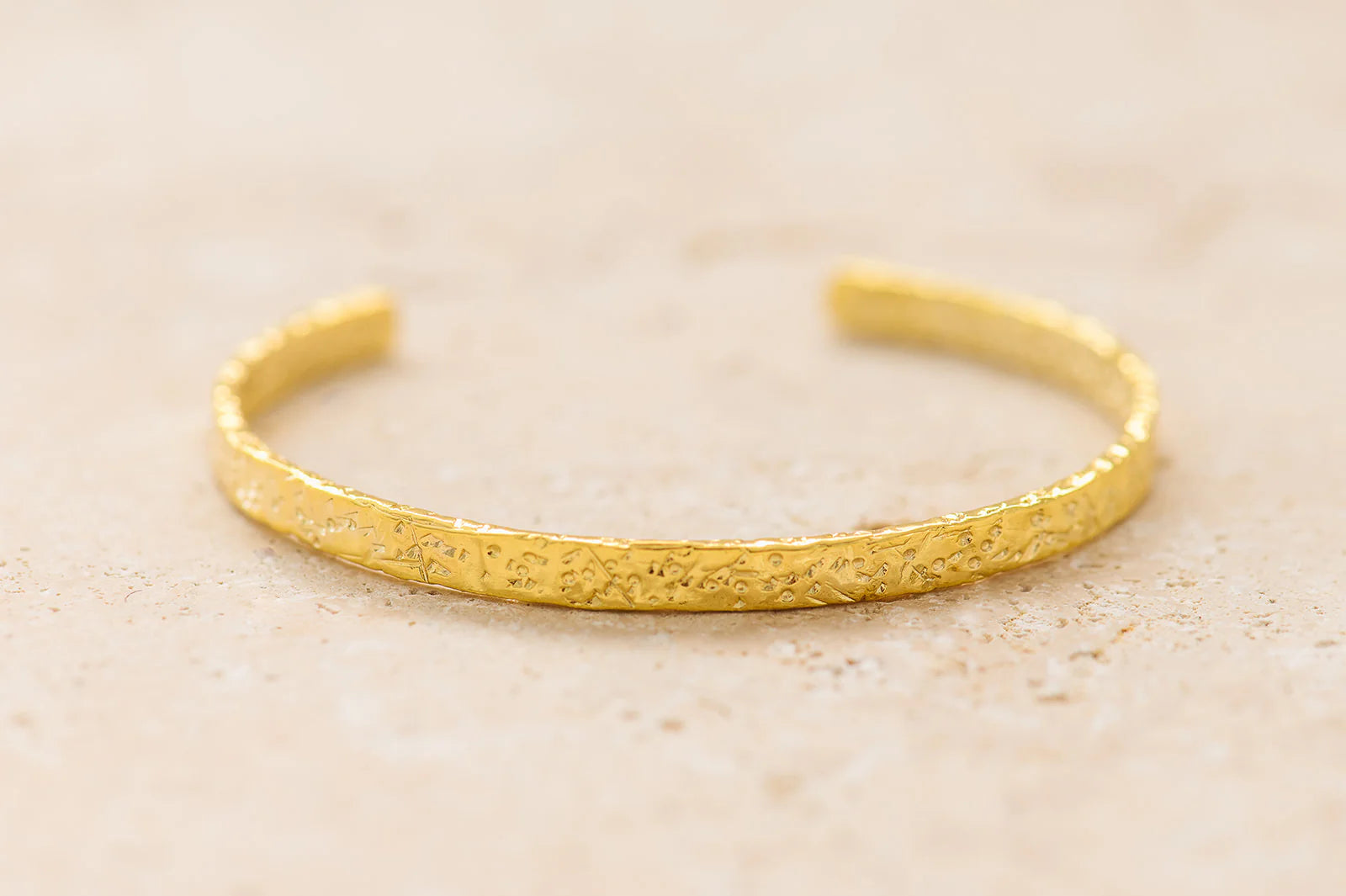 Delilah 18kt Yellow Gold Plated Cuff Bracelet
