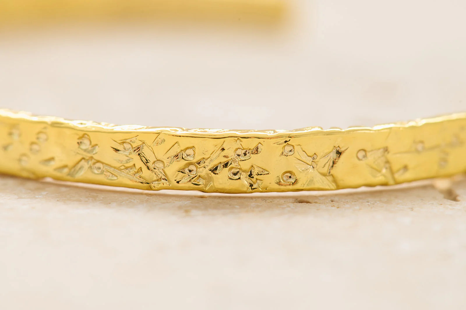 Delilah 18kt Yellow Gold Plated Cuff Bracelet