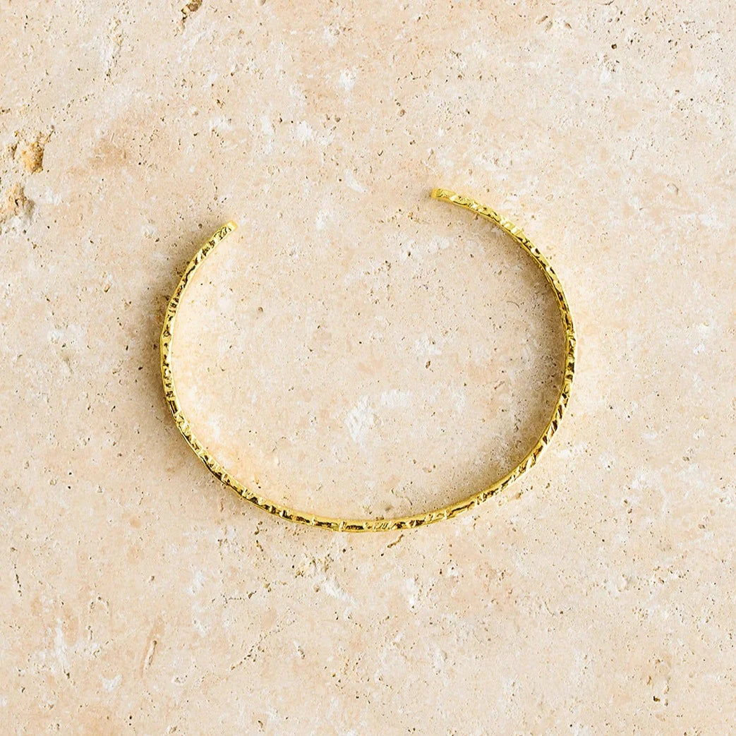 Delilah 18kt Yellow Gold Plated Cuff Bracelet