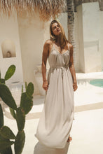 Load image into Gallery viewer, Solare Maxi Slip Dress Dune
