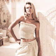 Cocos Linen Top Dune - Desert to Ocean