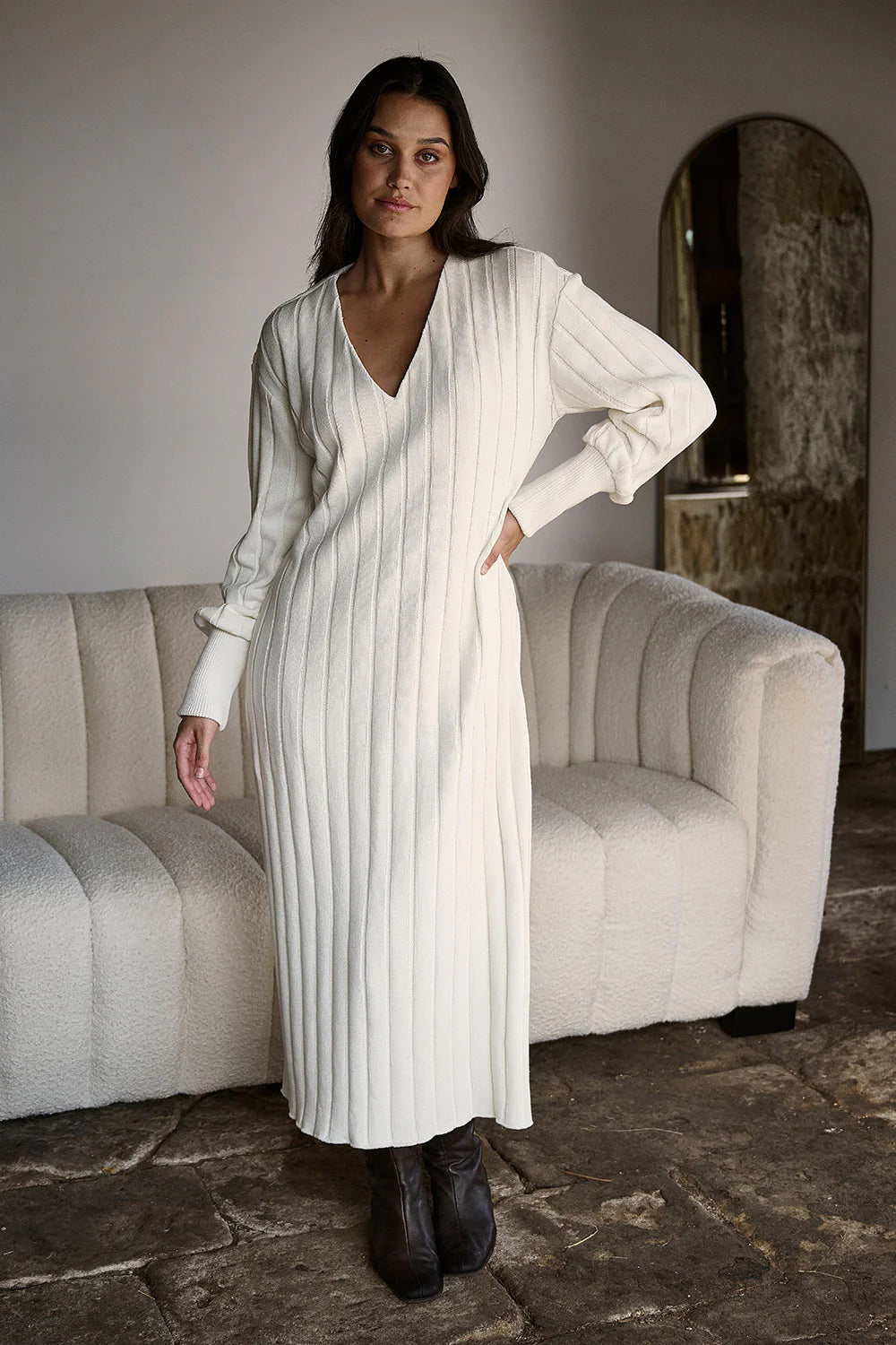 Arlow Dress Off White