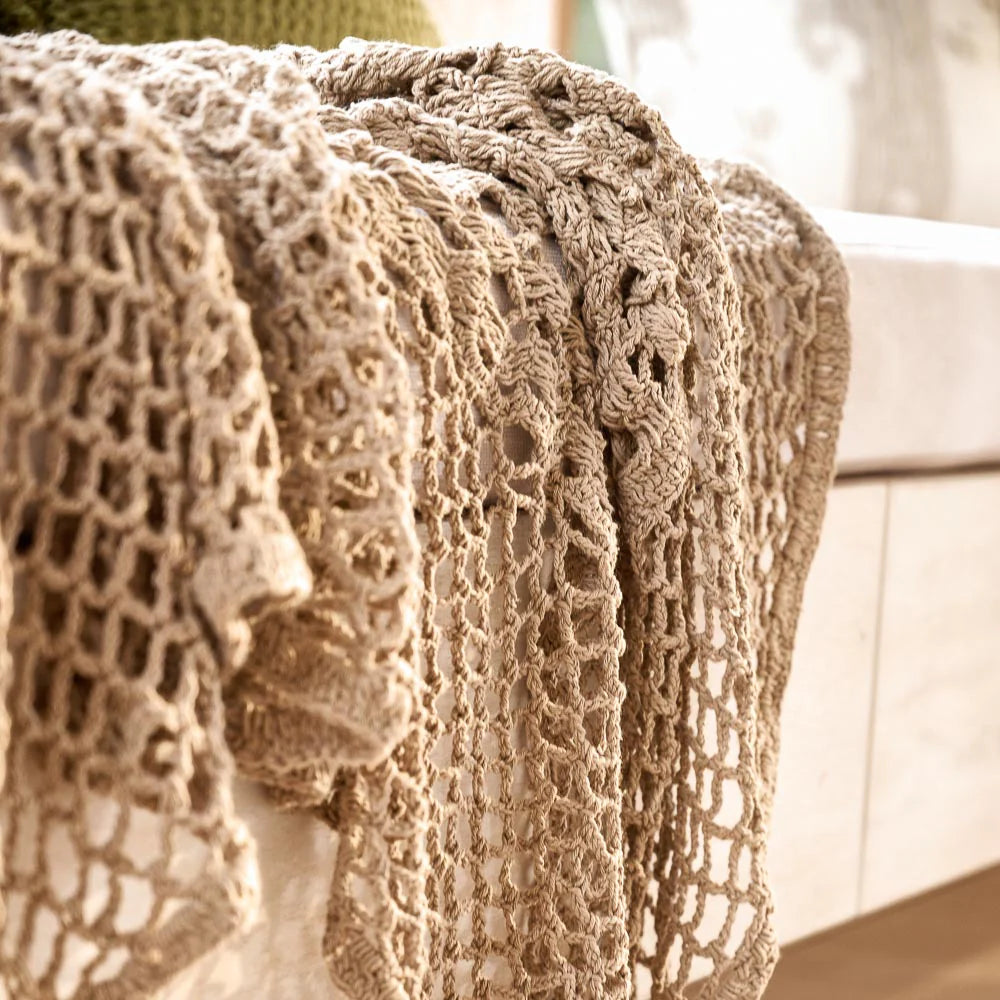 Tully Throw Natural - Desert to Ocean