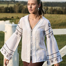 Load image into Gallery viewer, Lavett Linen Blouse
