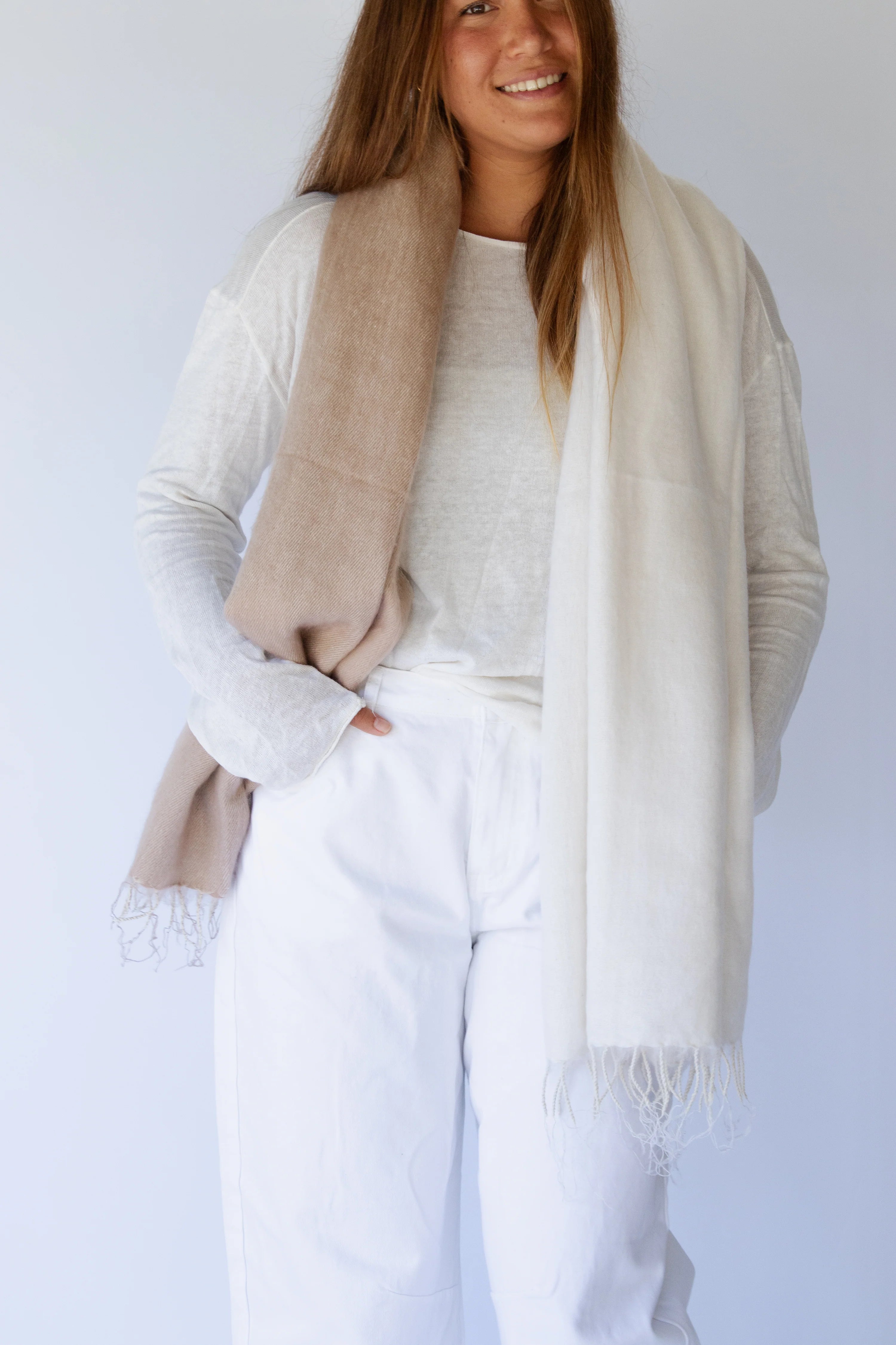 Scarf/Shawl Brulee Split - Desert to Ocean