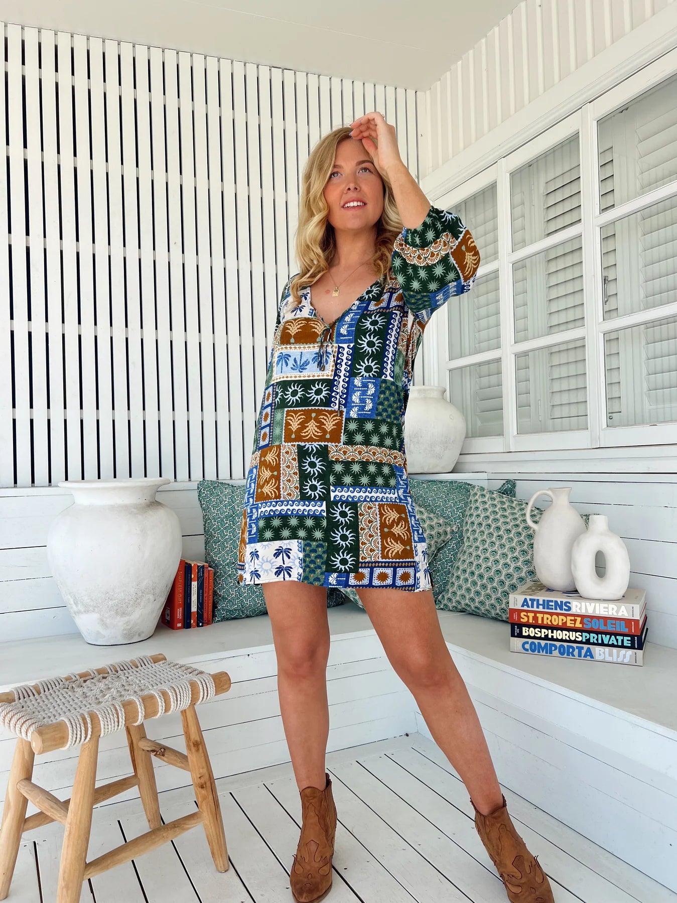 Emerald Cove Lake Dress - Desert to Ocean