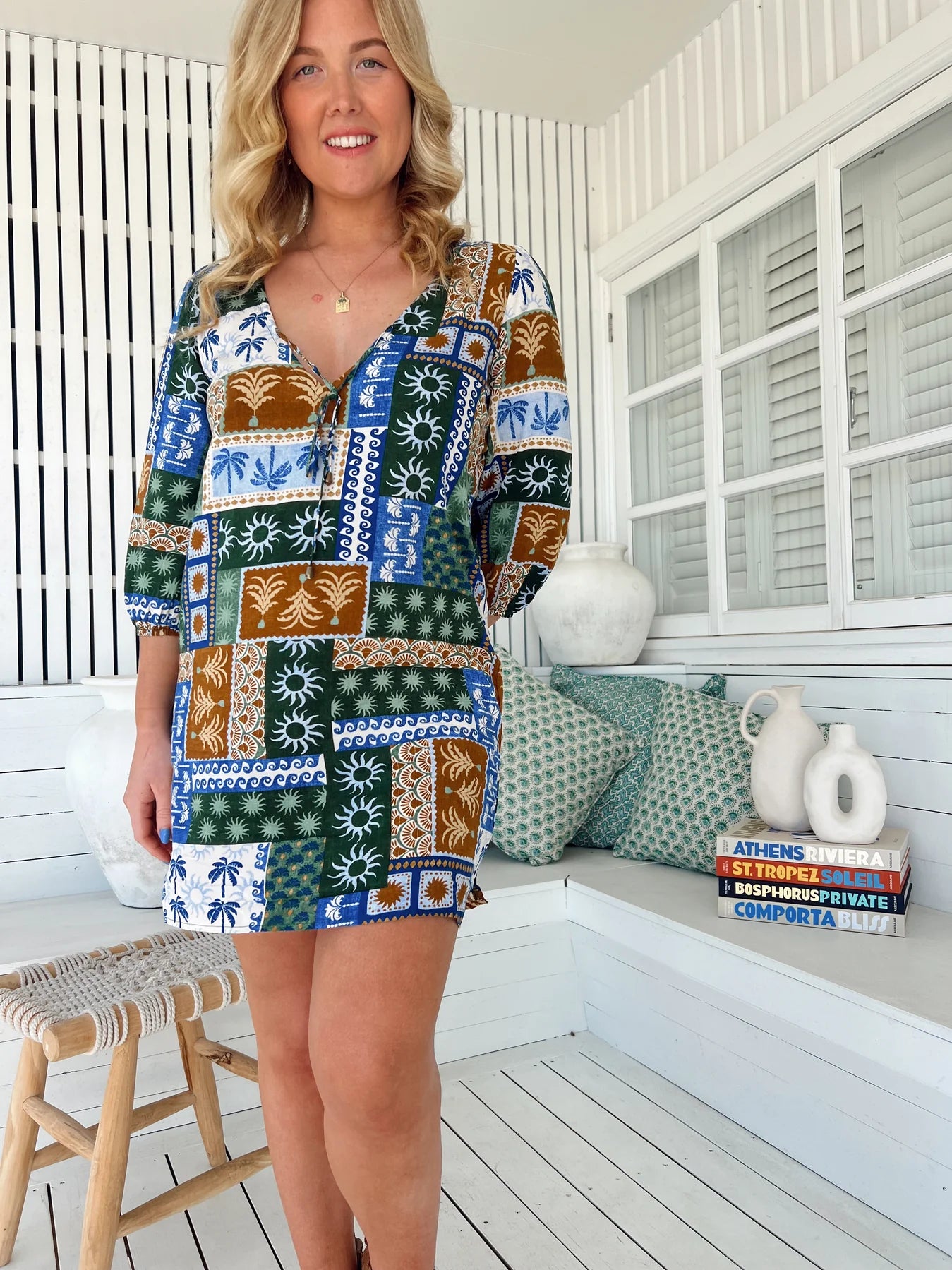 Emerald Cove Lake Dress - Desert to Ocean