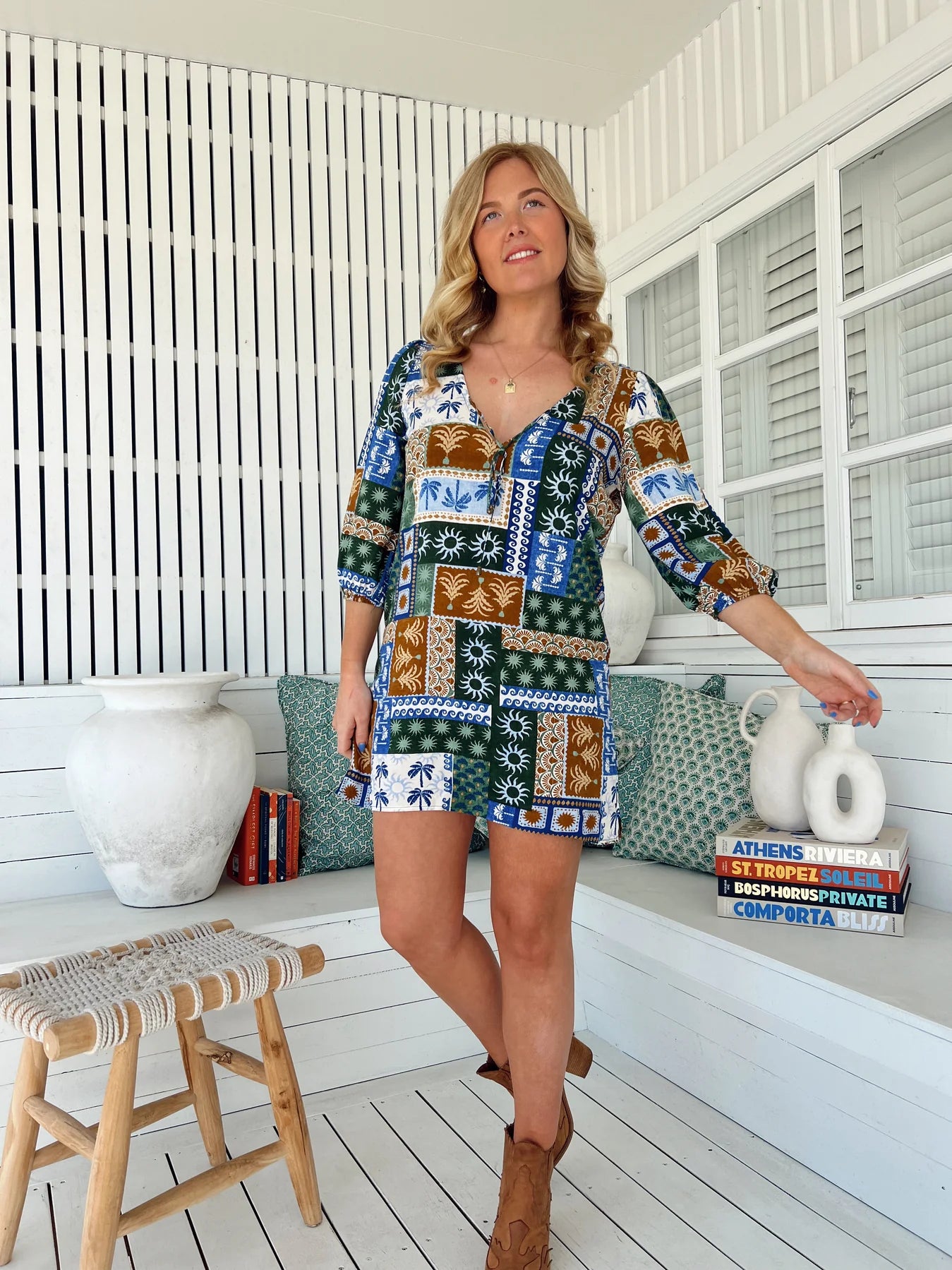 Emerald Cove Lake Dress - Desert to Ocean