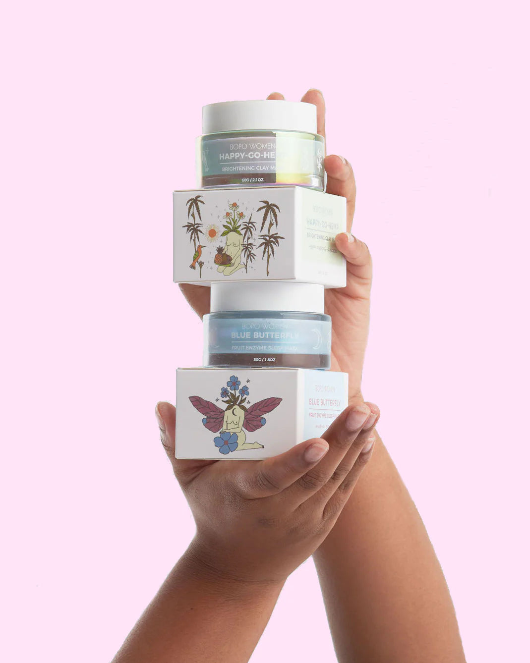 Blue Butterfly Sleep Mask - Desert to Ocean