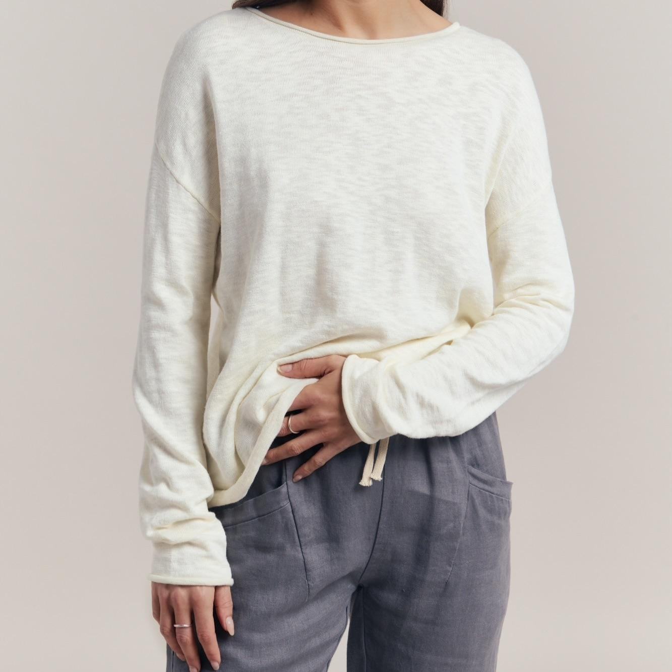 Nellie Top Milk 100% Cotton