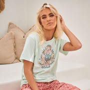 Flora Aqua Jaase Vintage Tee