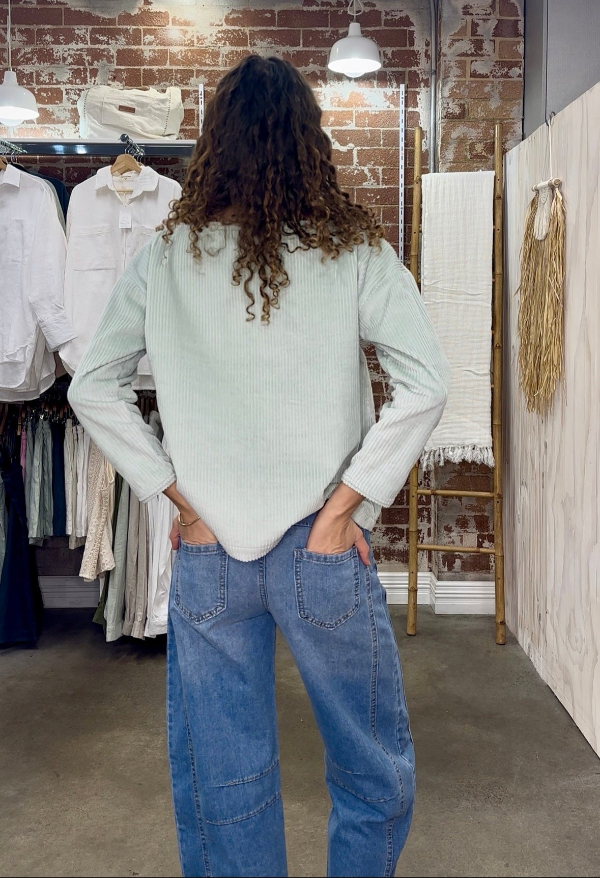 Georgia Cord Knit Seafoam